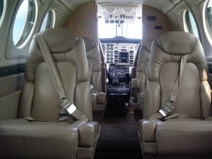 King Air B200 Interior